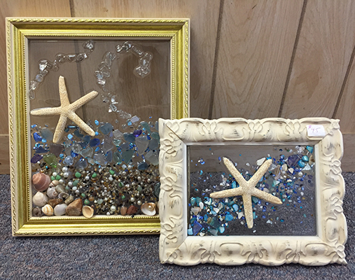 starfish beach blue shell
