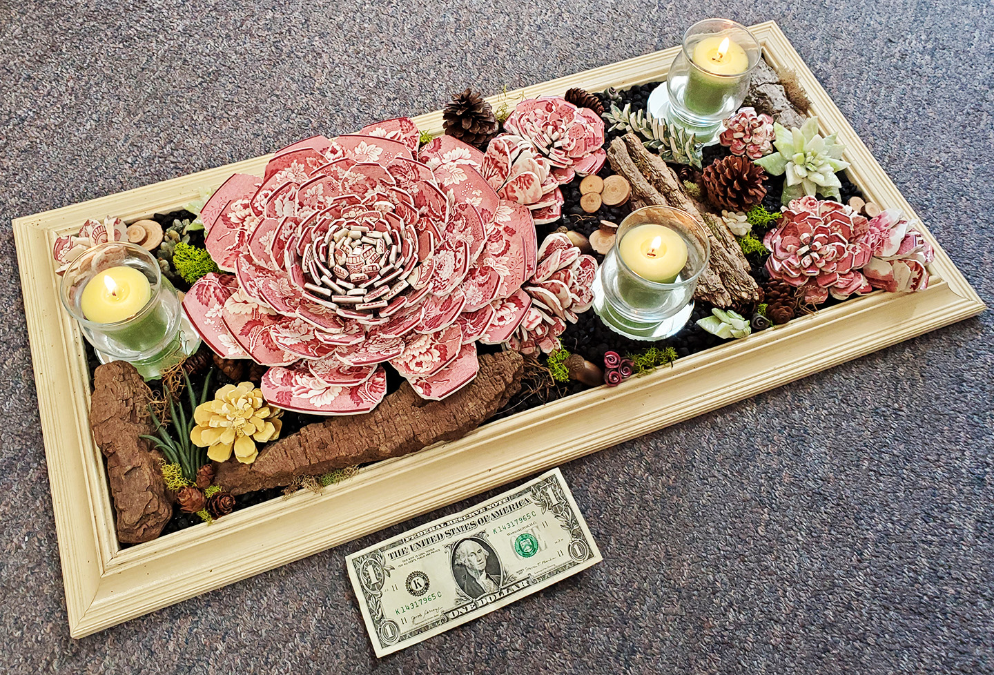 succulent table centerpiece