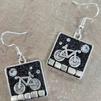 bike earrings